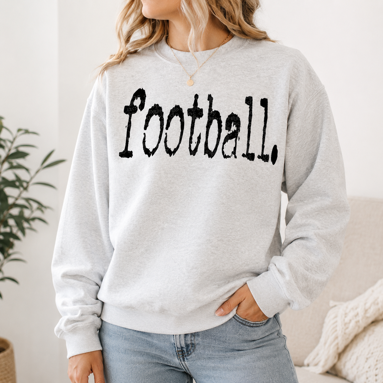 Football. Crewneck Sweatshirt