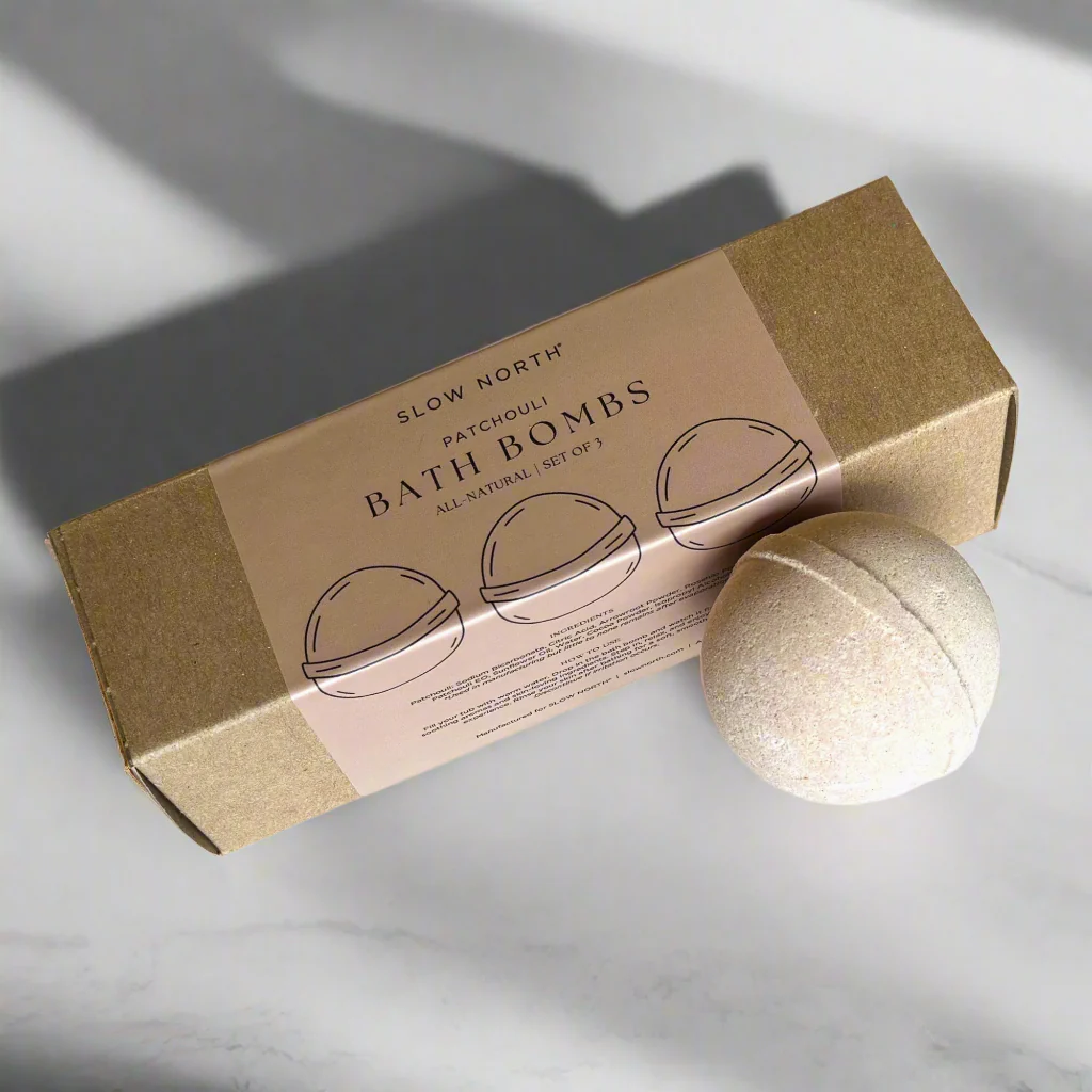 Slow North - Patchouli (Set of 3) Bath Bombs
