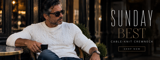 Sunday’s Best Cable-Knit Crewneck Sweater