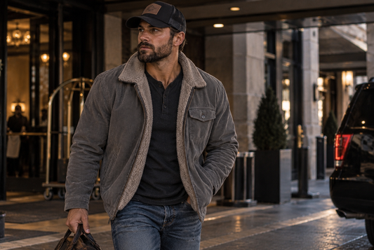 KEEP IT CLASSY — Sherpa Corduroy Jacket