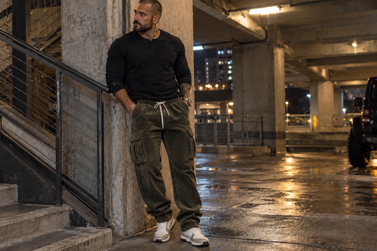 CARGO AFTER DARK Corduroy Cargo Pants
