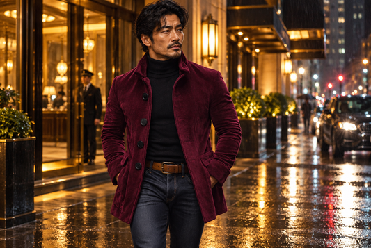 BAD INTENTIONS Stand-Collar Coat
