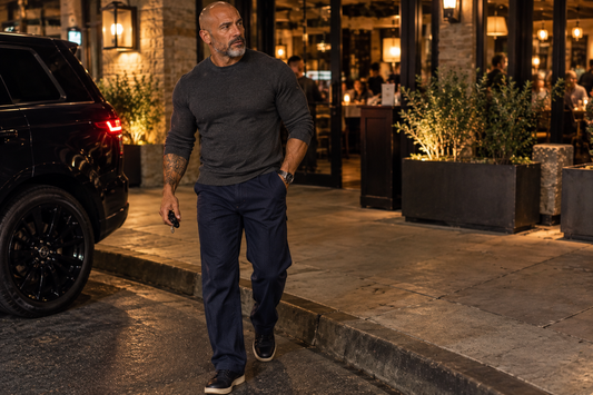 STRAIGHT UP — Thermal Straight-Leg Trousers