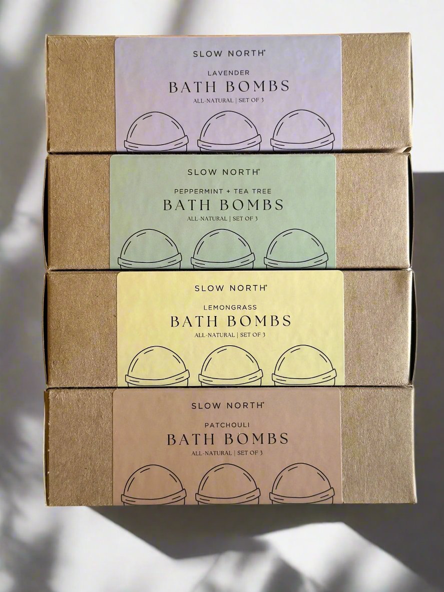 Slow North - Patchouli (Set of 3) Bath Bombs